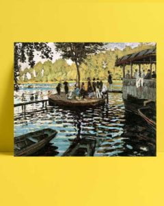 Claude Monet - La Grenouillere afişi