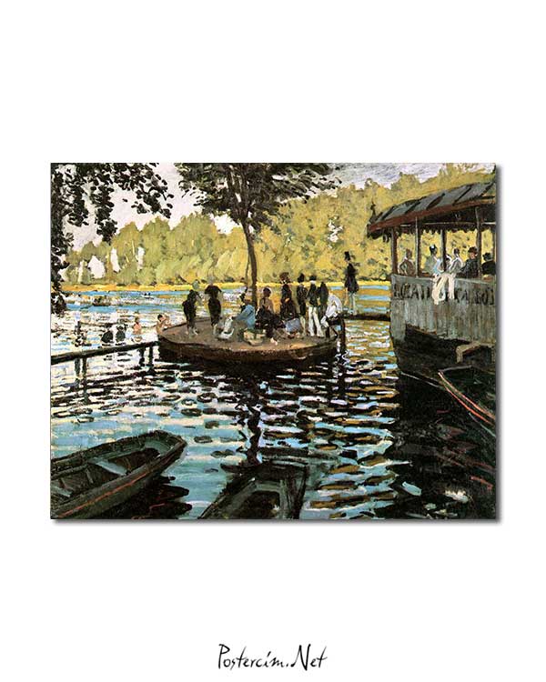 Claude Monet - La Grenouillere posteri