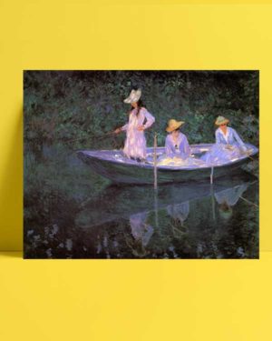 Claude Monet - Sandalda afişi
