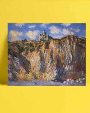 Claude Monet - Varangeville Kilisesi afişi