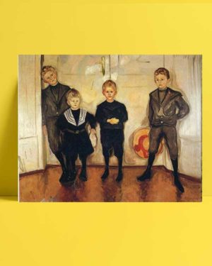 Edvard Munch - Doktor Linde’nin Dört Oğlu afişi
