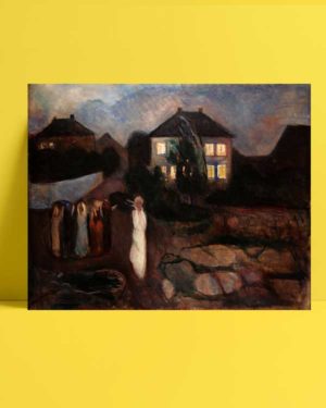 Edvard Munch - Fırtına afişi