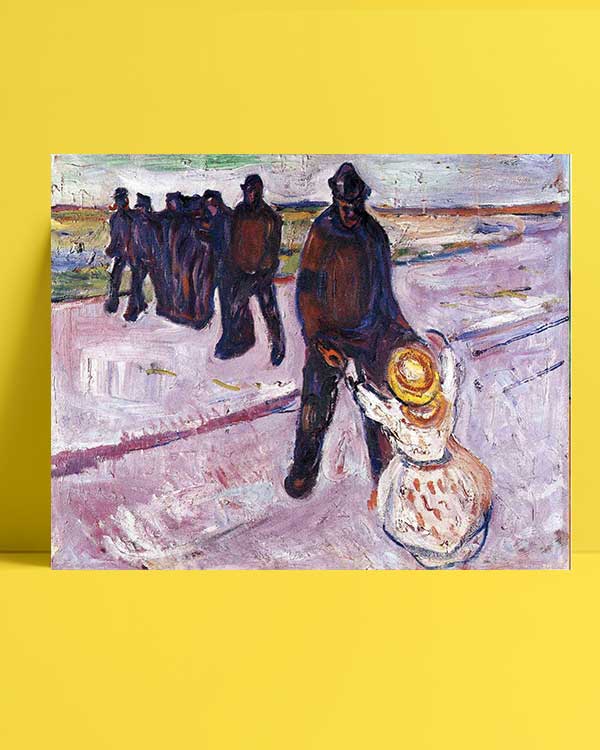 Edvard Munch - İşçi ve Çocuk afişi