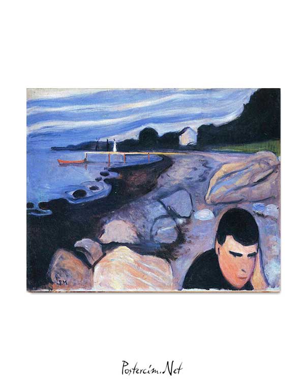 Edvard Munch - Melankoli posteri