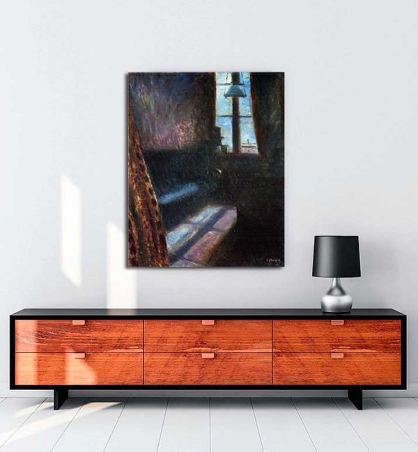Edvard Munch - St. Cloud’da Gece kanvas tablo