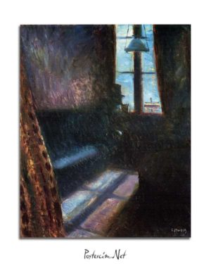 Edvard Munch - St. Cloud’da Gece posteri
