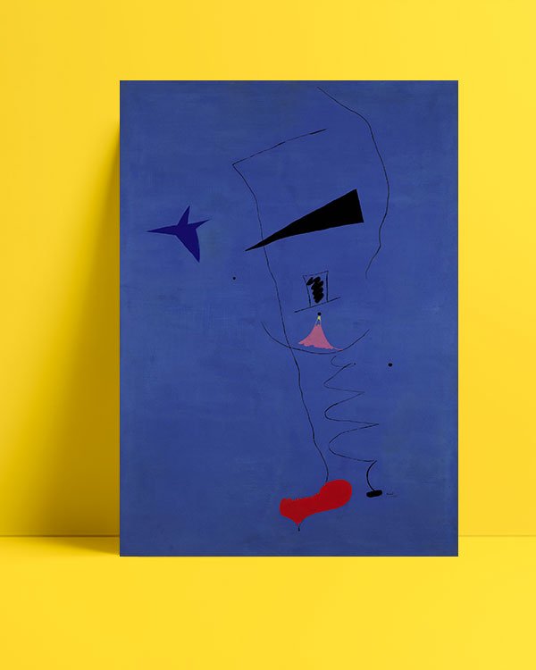 Joan Miró – Mavi I afişi
