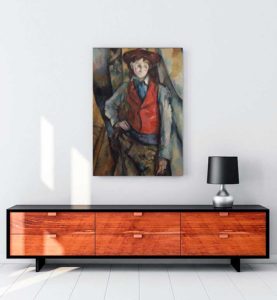 Boy in Red Vest kanvas tablo