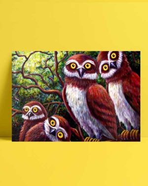 Surprised Owls afiş