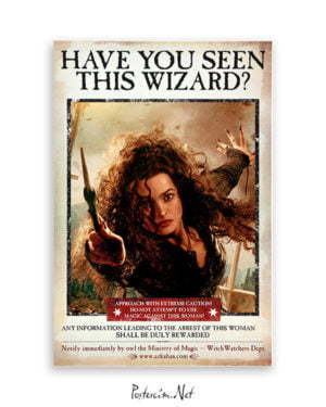 Harry Potter Wizard Bellatrix film posteri