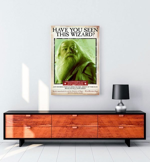 Harry Potter Wizard Dubledor film kanvas tablo