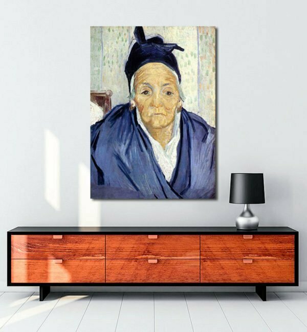 Vincent Van Gogh An Old Woman of Arles Oil on canvas tablo al