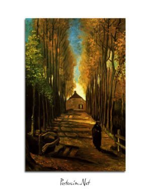 Vincent-Van-Gogh-An-alley-in-autumn-poster