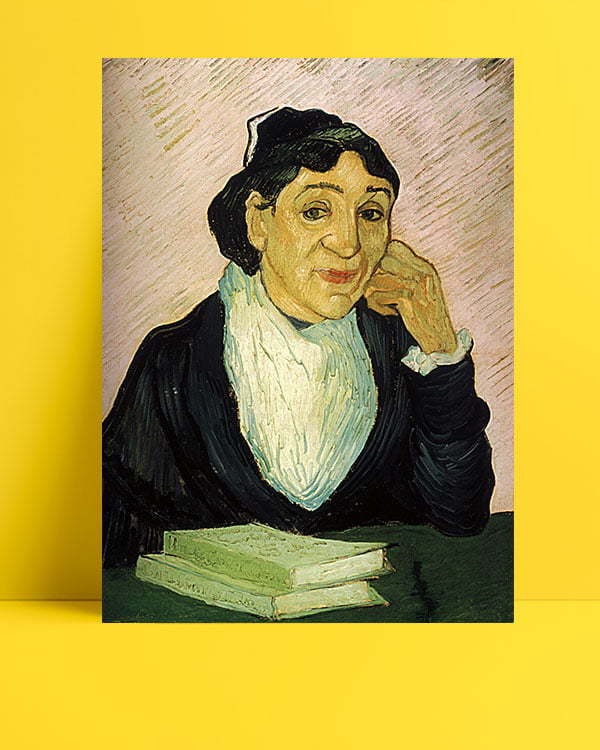 Vincent-Van-Gogh-Arlésienne,-portrait-de-Madame-Ginoux-afis