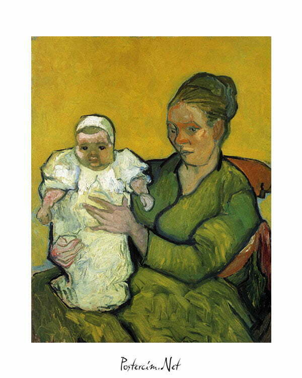 Vincent Van Gogh Augustine Roulin with her Baby poster al