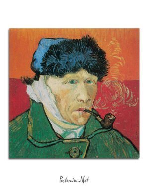 Vincent Van Gogh Autoportrait à l'oreille coupée poster al