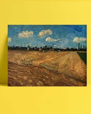 Vincent Van Gogh Champs labourés afis al