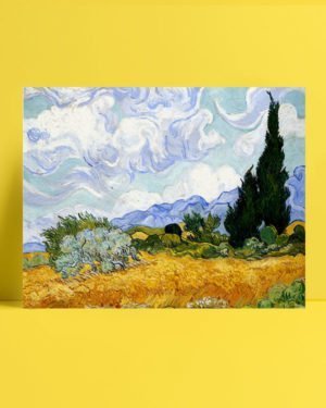 Vincent Van Gogh Corn field and cypress afis al