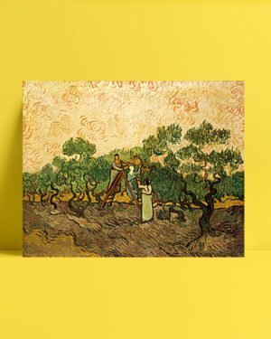 Vincent Van Gogh Femmes récoltant des olives afis al