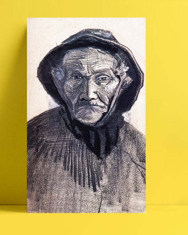 Vincent Van Gogh Fisherman Wearing a Sou'wester afis