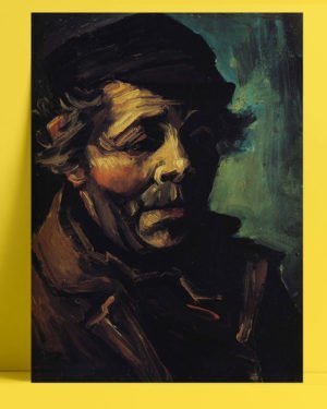 Vincent Van Gogh Head of a Peasan afis