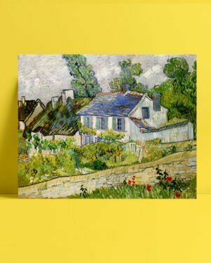 Vincent Van Gogh Houses with Auvers afis