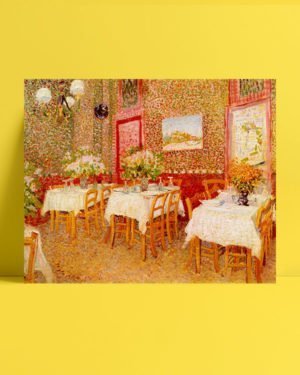 Vincent Van Gogh Interior of restaurant afis