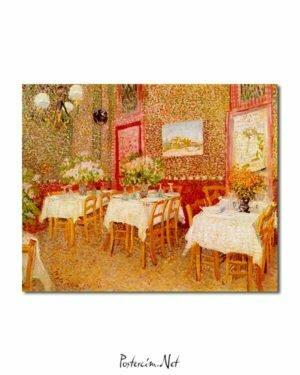 Vincent Van Gogh Interior of restaurant poster