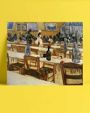 Vincent Van Gogh Intérieur d'un restaurant afis