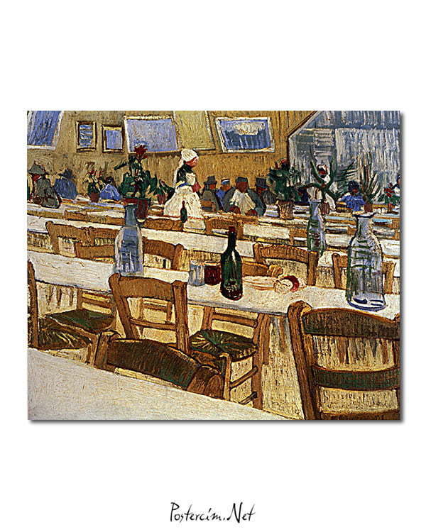 Vincent Van Gogh Intérieur d'un restaurant poster