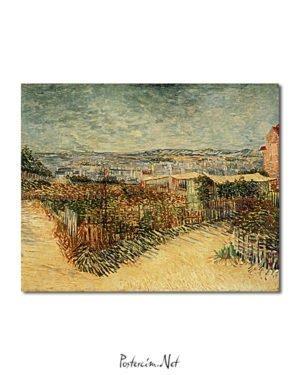 Vincent Van Gogh Jardin à Montmatre poster