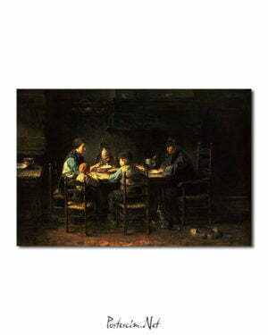 Vincent Van Gogh Jozef Israëls Famille de paysans à table poster