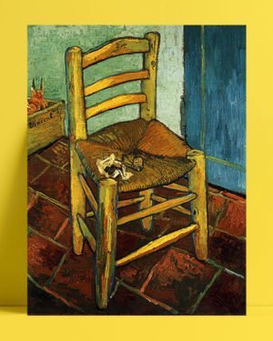 5x7 Vincent Van Gogh La Chaise de afis