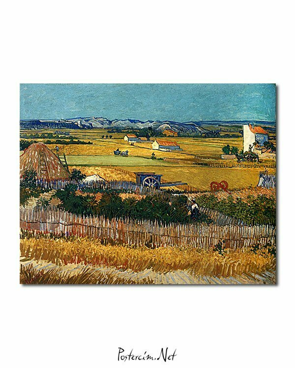 Vincent Van Gogh La Moisson poster