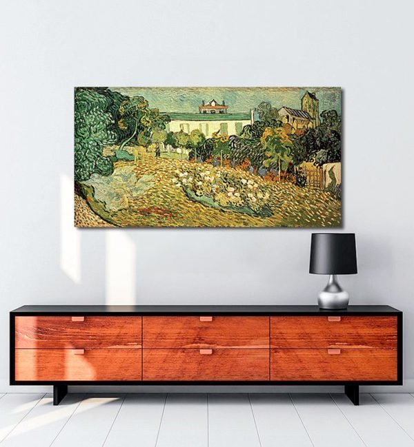 Vincent Van Gogh Le Jardin de Daubigny tablo