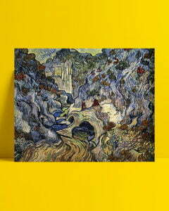 Vincent Van Gogh Le Ravin, les Peiroulets afis