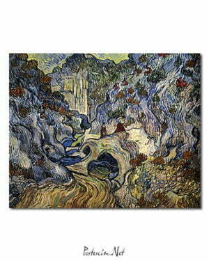 Vincent Van Gogh Le Ravin, les Peiroulets poster
