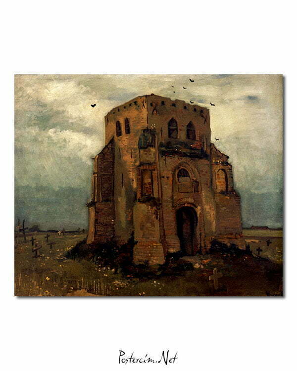 Vincent Van Gogh Le Vieux clocher de Nuenen poster