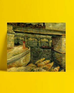 Vincent Van Gogh Le pont d'Asnières The bridge of Asnières afis