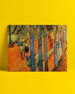 Vincent Van Gogh Les Alycamps, feuilles d'automne Afis