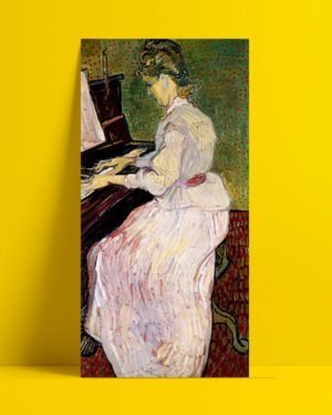 Vincent Van Gogh Marguerite Gachet with the piano Afis