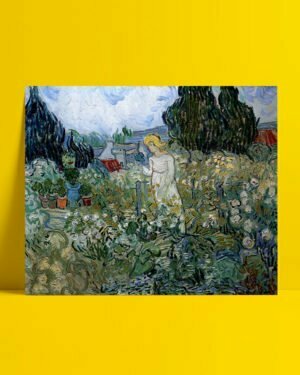 Vincent Van Gogh Miss Gachet in her garden Afis