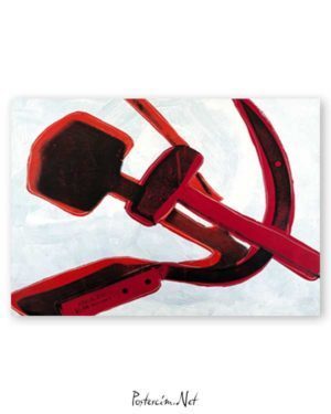 Hammer and sickle poster