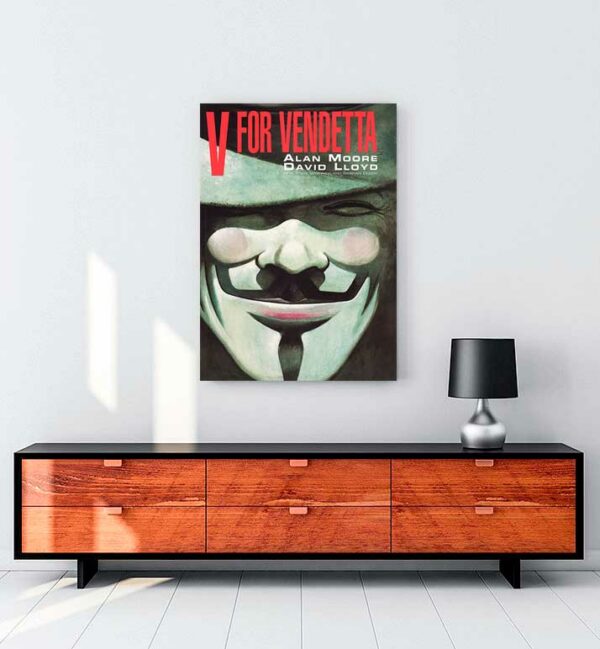 V-For Vendetta Vertigo kanvas tablo satın al