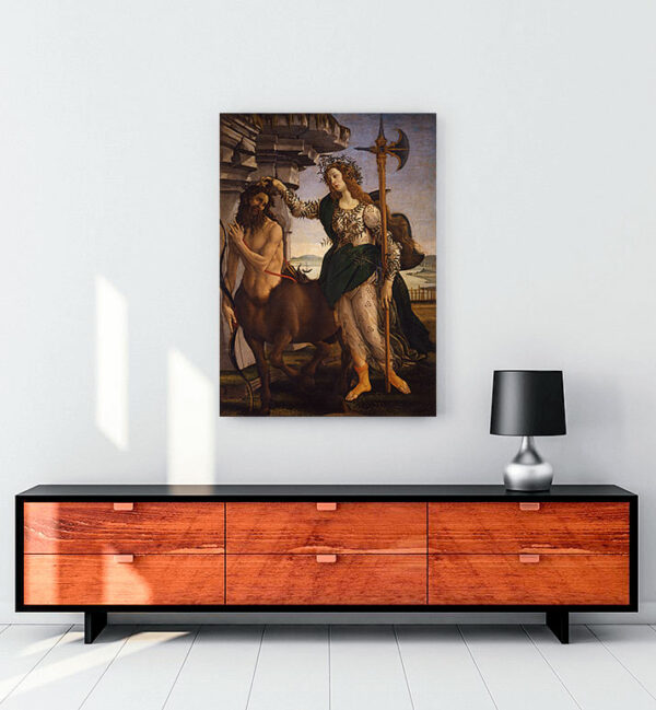 Pallas and the Centaur kanvas tablo