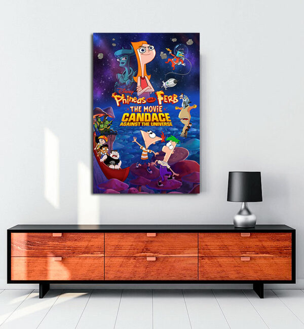 Phineas and Ferb kanvas tablo