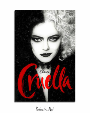Cruella-black-white-afisi