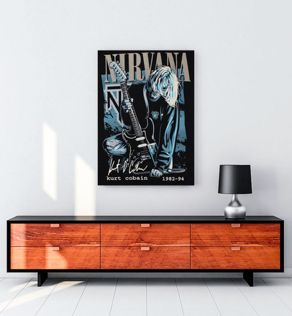 Nirvana-Kurt-Cobain-kanvas-tablo